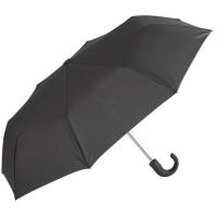 Paraguas plegable automático montura metálica, 8 varillas fibra vidrio