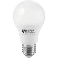 Bombilla Led eco estándar E27 8W 3K luz cálida (3000k) SILVER, 1ud Bombilla Led eco estándar E27 8W 3K luz cálida (3000k) SILVER, 1ud