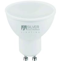 Bombilla Led eco GU10 8W 38° luz fría (6500k) SILVER, 1ud Bombilla Led eco GU10 8W 38° luz fría (6500k) SILVER, 1ud