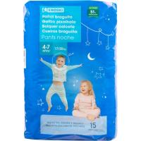 EROSKI gaueko pixoihala, 17-30 kg, 4-7 urte, 1 neurria, paketea 15 ale