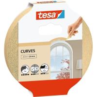 TESA margotzeko zinta malgu eta itsasgarria profil kurbatuentzat, 25 m x 25 mm