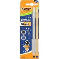 Bolígrafo Bic Cristal Glace Oro/Plata BIC, 2 uds
