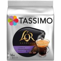 Café lungo profondo TASSIMO L'OR, paquete 16 uds
