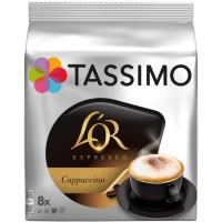 Café Cappuccino TASSIMO L'OR, paquete 8 cápsulas