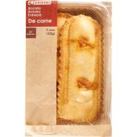 Empanada bocata de carne EROSKI, 2 uds, bandeja 225 g