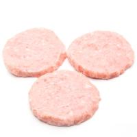 Hamburguesa de pollo, al peso, compra mínima 250 g