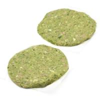 Hamburguesa de pollo-espinacas, al peso, compra mínima 250 g