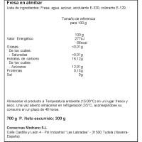 VENCEROL marrubiak almibarretan, flaskoa 700 g