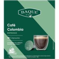 Café expresso Colombia compatible Dolce Gusto BAQUE, caja 10 uds