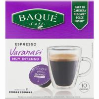 Café Varanassi compatible Nespresso BAQUÉ, caja 10 cápsulas