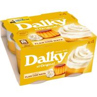 Dalky sabor flan con nata LA LECHERA, pack 4x100 g