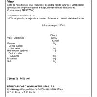 Vino Tinto D.O.C. Rioja AZPILICUETA V. Seleccion, botella 75 cl