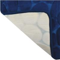 COTEXSA bainugelako mikrozuntz alfonbra urdin iluna harriekin, 40X60 cm