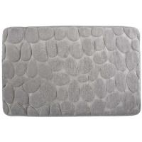 Alfombra para baño microfibra piedras gris COTEXSA, 40X60cm