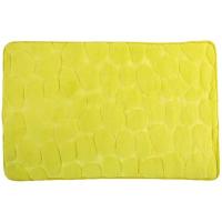 Alfombra para baño microfibra piedras verde COTEXSA, 40X60cm