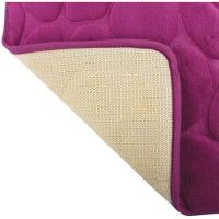 Alfombra para baño microfibra piedras violeta COTEXSA, 40X60cm