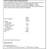Hamburger sin gluten SCHAR, paquete 300 g