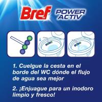 Bloque wc natura poder activo BREF, pack 3 uds
