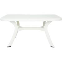 Mesa Caribe blanca de 150x190