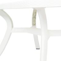 Mesa Caribe blanca de 150x190