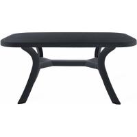 Mesa Caribe antracita de 150x190