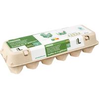 Huevo fresco L suelo EROSKI, cartón 1 docena