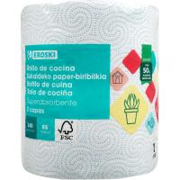 Papel de cocina absorbente EROSKI, paquete 1 rollo Papel de cocina absorbente EROSKI, paquete 1 rollo