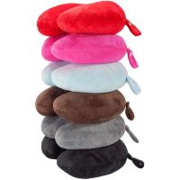 Almohadilla cervical inflable especial viajes, colores surtidos, 1 ud