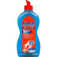 Abrillantador+secado extra lavavajillas SOMAT, botella 500 ml