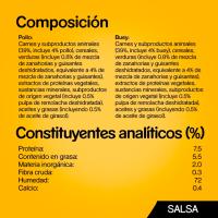 Alimento de pollo-verdura para perro PEDIGREE, pack 4x100 g