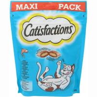 Snack de salmón para gato CATISFACTIONS, paquete 180 g