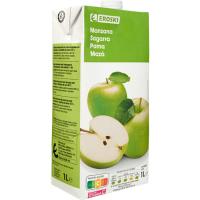 Bebida de manzana EROSKI, brick 1l
