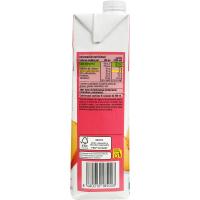 Bebida de melocotón y uva EROSKI, brik 1 litro