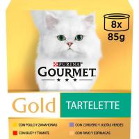GOURMET GOLD katuentzako tartaleta, sorta 8x85 g