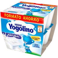 Yogolino natural NESTLÉ, pack 8x100 g