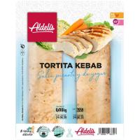 Tortita Kebab pollo salsa picante yogur ALDELÍS, bandeja 410 g