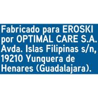 Papel higiénico húmedo biodegradable Go! EROSKI, paquete 15 uds