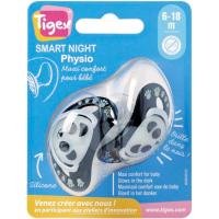 Chupete fisiológico silicona especial noche Smart +6meses TIGEX, 2uds Chupete fisiológico silicona especial noche Smart +6meses TIGEX, 2uds
