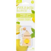 Ambientador madera auto aroma limón PARADISE SCENTS, envase 5ml