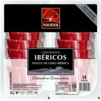 Paleta ibérica de cebo 50% raza ibérica NAVIDUL, pack 2x40 g Paleta ibérica de cebo 50% raza ibérica NAVIDUL, pack 2x40 g