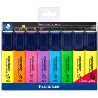 Marcador fluorescente multicolor Textsurfer Classic STAEDTLER, Pack 8 uds