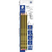 Lápiz de grafito Noris HB: 2 de nº2, 1 de nº0, 1 de nº4 STAEDTLER, Pack 4 uds