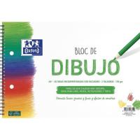 Bloc de dibujo espiral A4+, 20hojas c/recuadro, 2 taladros, 130 gr OXFORD, 1 ud Bloc de dibujo espiral A4+, 20hojas c/recuadro, 2 taladros, 130 gr OXFORD, 1 ud