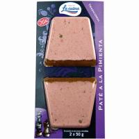 Paté a la pimienta LA CUINA, pack 2x50 g