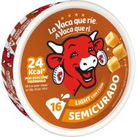 Queso light con semi LA VACA QUE RIE, 16 porciones, caja 250 g