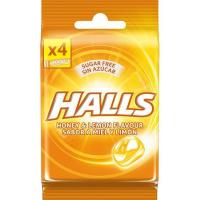HALLS limoi-karamelua eztiarekin, paketea 32 g
