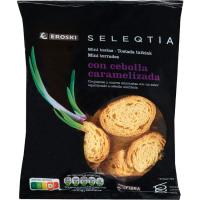 EROSKI SELEQTIA ogi txigortu txikiak tipula karamelizatuarekin, poltsa 80 g