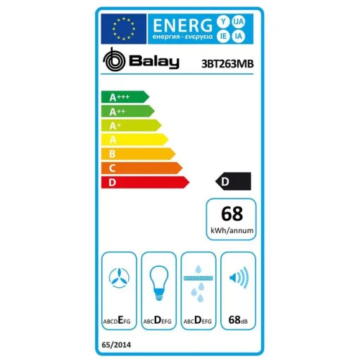 Campana extractora 3BT263MB BALAY Campana extractora 3BT263MB BALAY