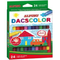 Lápices de cera de colores, Dacscolor ALPINO, caja 24 uds