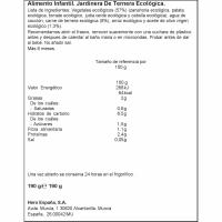 Tarrito ecológico a la jardinera de ternera HERO, tarro 190 g